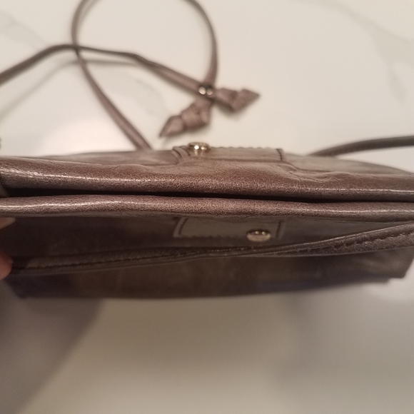 Tre Vero Italian Leather Bag Color Brown - Picture 7 of 14